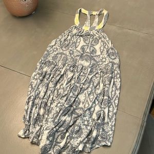 Grey and white small free people dress